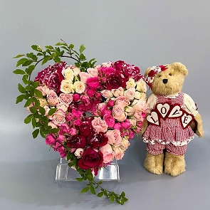 MD0323 可愛多國小玫瑰 小手球